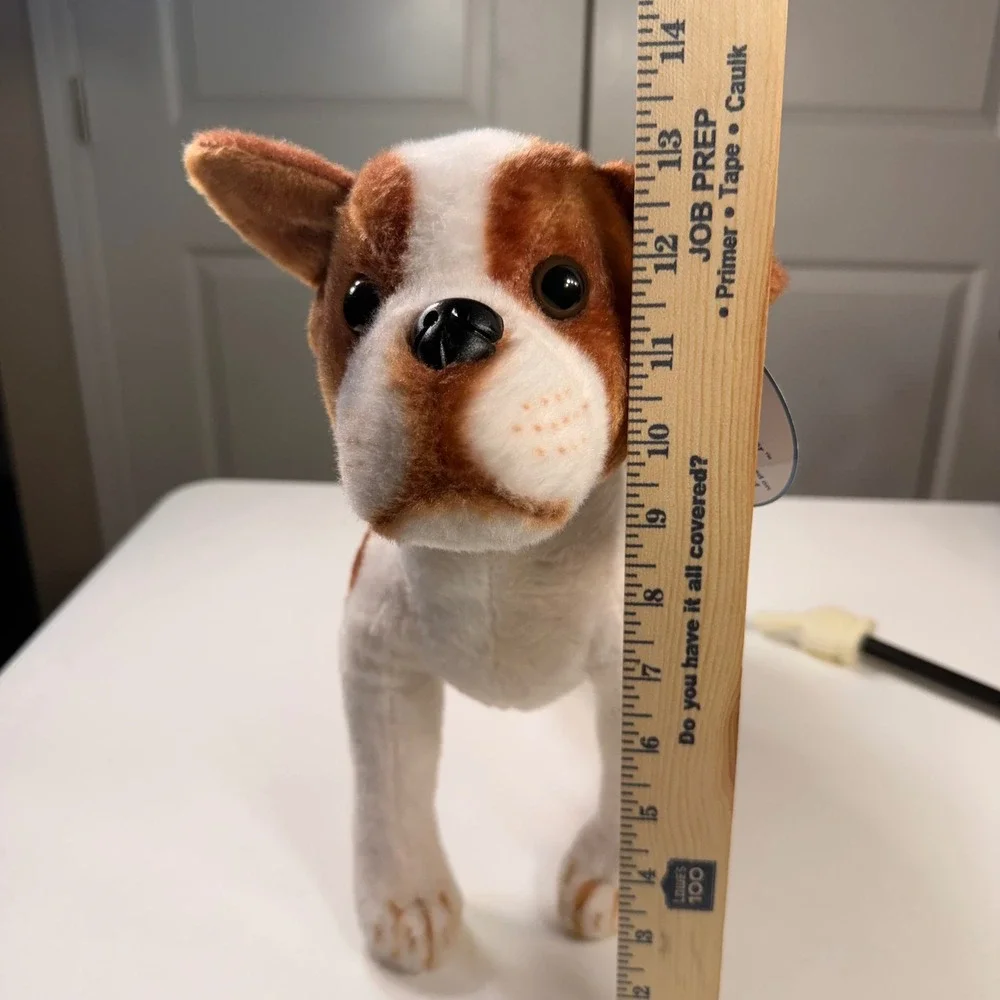 TigerHart Toys Bobby the Boston Terrier Plush Stuffed Animal Dog Brown White 13